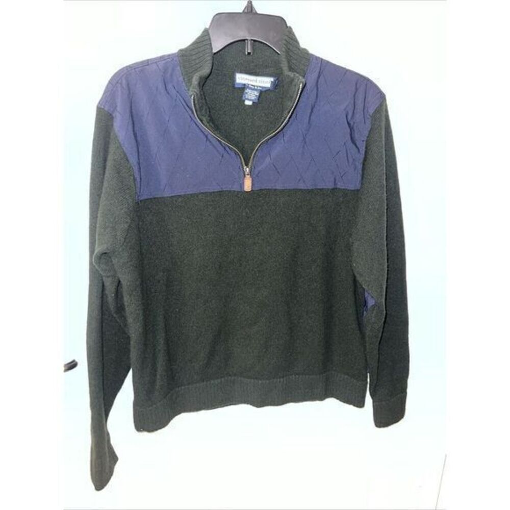 Vineyard Vines Women's Blue Navy 1/4 Zip‎ Pullover Sweater Medium Wool Cashmere